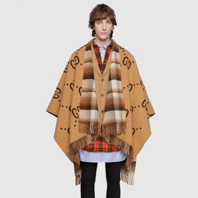 구찌 남/녀 카멜 판쵸 - Gucci Unisex Camel Pancho - gu118x