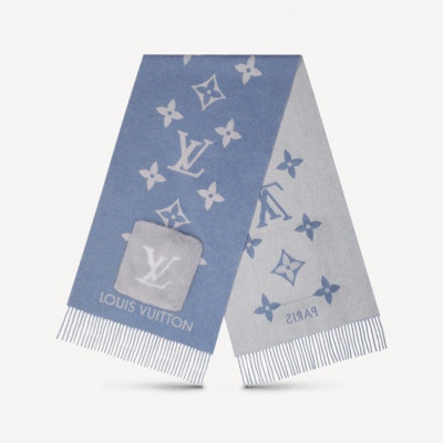 루이비통 여성 블루 머플러 - Louis vuitton Womens Blue Muffler - lv246x