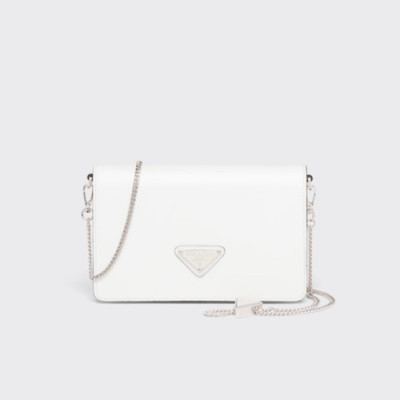 프라다 여성 화이트 체인백 - Prada Womens White Cross Bag - pr224x