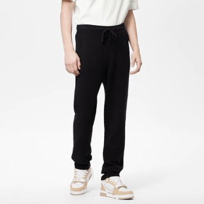 루이비통 남성 캐쥬얼 블랙 팬츠 - Louis vuitton Mens Black Pants - lv252x