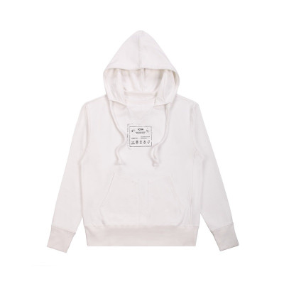 메종마르지엘라 남성 화이트 후드티 - Maison margiela Mens White Hoodie - mai116x