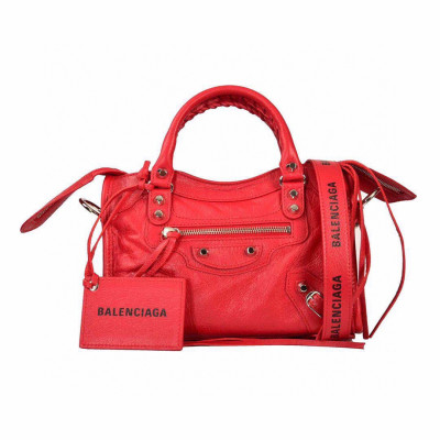 발렌시아가 여성 레드 시티백 - Balenciaga Womens Red Cross Bag - ba90x