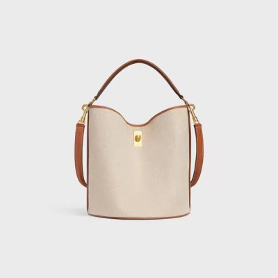 셀린느 여성 베이지 버킷백 - Celine Womens Beige Bucket Bag - ce60x