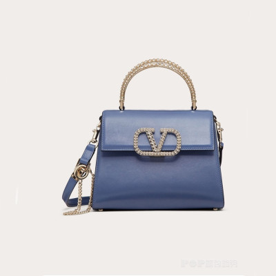 발렌티노 여성 블루 크로스백 - Valentino Womens Blue Cross Bag - val366x