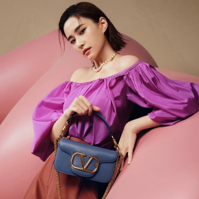 발렌티노 여성 블루 숄더백 - Valentino Womens Blue Shoulder Bag - val374x