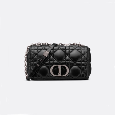 디올 여성 블랙 카로백 - Dior Womens Black Caro Bag - di206x