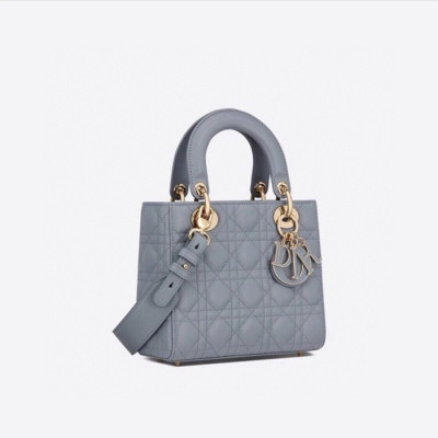 디올 여성 블루 레이디백 - Dior Womens Blue Lady Bag - di218x