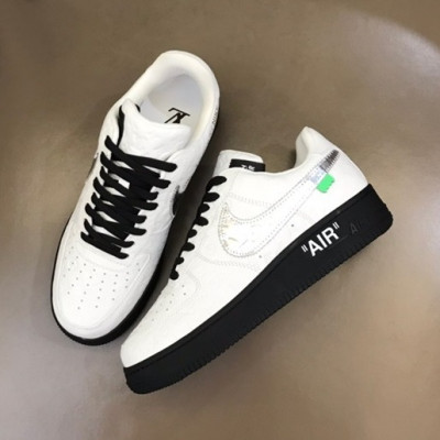 루이비통 남성 화이트 스니커즈 - Louis vuitton Mens White Sneakers - lv386x