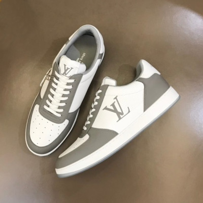 루이비통 남성 그레이 스니커즈 - Louis vuitton Mens Gray Sneakers - lv396x