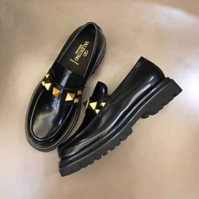 발렌티노 남성 블랙 로퍼 - Valentino Mens Black Loafer - val393x