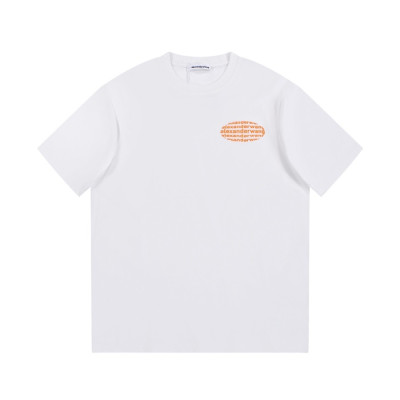 알렉산더왕 남성 이니셜 화이트 반팔티 - Alexanderwang Mens White Short sleeved Tshirts - alx229x