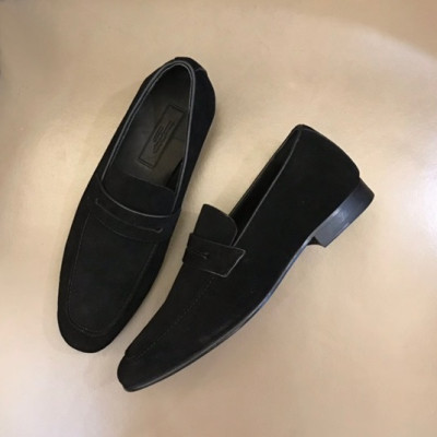 에르메네질도 제냐 남성 블랙 로퍼 - Ermenegildo Zegna Mens Black Loafer - ze58x