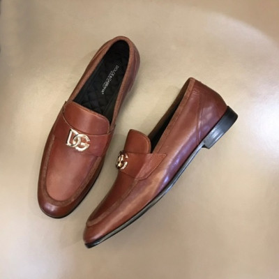 돌체앤가바나 남성 브라운 로퍼 - Dolce&Gabbana Mens Brown Loafer - dol412x