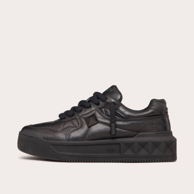 발렌티노 남/녀 모던 블랙 스니커즈 - Valentino Unisex Black Sneakers - val403x