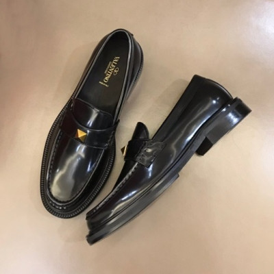 발렌티노 남성 블랙 로퍼 - Valentino Mens Black Loafer - val407x