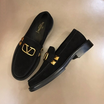 발렌티노 남성 블랙 로퍼 - Valentino Mens Black Loafer - val411x