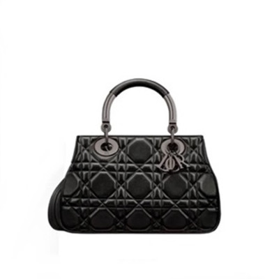 디올 여성 블랙 레이디백 - Dior Womens Black Lady-bag - di304x