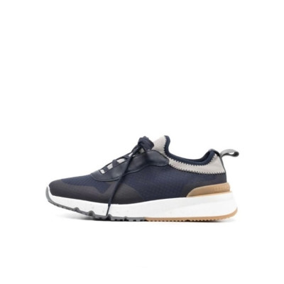 브루넬로쿠치넬리 남성 블루 스니커즈 - Brunello Cucinelli Mens Blue Sneakers - bru20x