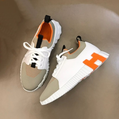 에르메스 남성 화이트 스니커즈 - Hermes Mens White Sneakers - he60x