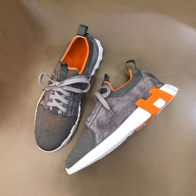 에르메스 남성 그레이 스니커즈 - Hermes Mens Gray Sneakers - he62x