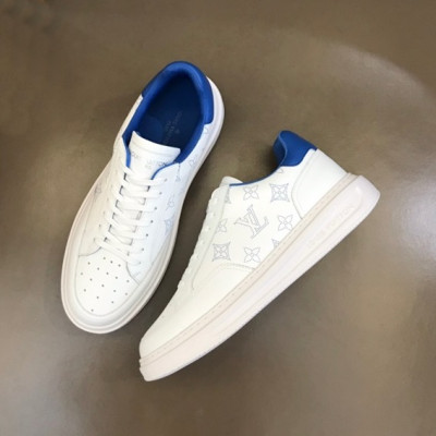 루이비통 남성 블루탭 스니커즈 - Louis vuitton Mens Blue Sneakers - lv618x