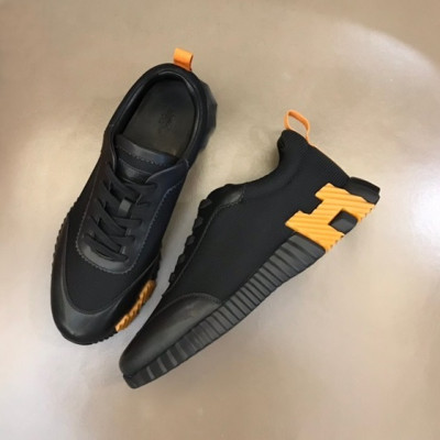 에르메스 남성 블랙 스니커즈 - Hermes Mens Black Sneakers - he91x