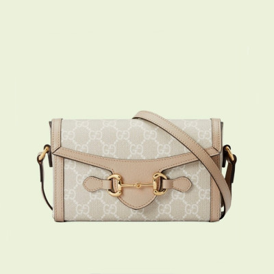 구찌 여성 베이지 미니 홀스빗 폰백 - Gucci Womens Beige Mini Bag - gu518x