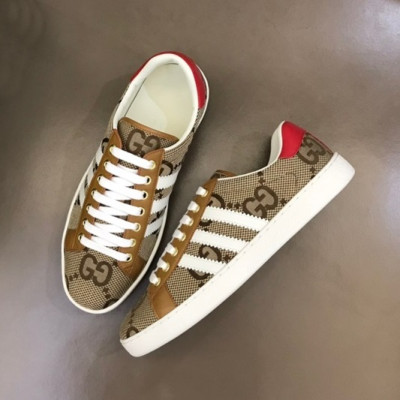 구찌 남/녀 브라운 스니커즈 - Gucci Unisex Brown Sneakers- gu556X