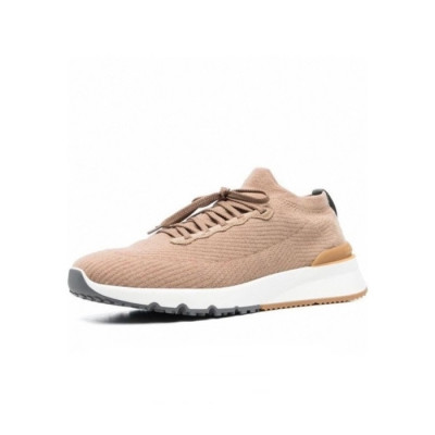 브루넬로쿠치넬리 남성 베이지 스니커즈 - Brunello Cucinelli Mens Beige Sneakers - bru40x