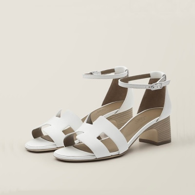 에르메스 여성 화이트 산토리니 - Hermes Womens White Sandal - he137x