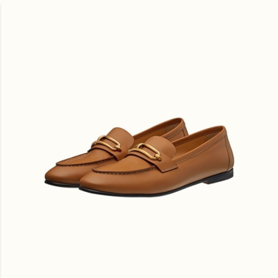 에르메스 여성 카멜 로퍼 - Hermes Womens Camel Loafer - he144x