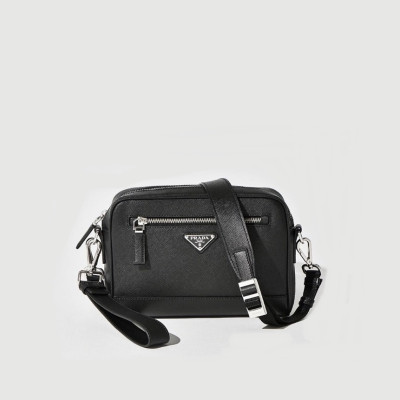 프라다 남성 블랙 크로스백 - Prada Mens Black Cross Bag - pr294x