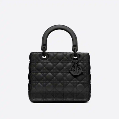 디올 여성 블랙 레이디백 - Dior Womens Black Lady Bag - di390x