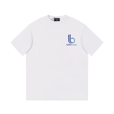 발렌시아가 남성 화이트 크루넥 반팔티 - Balenciaga Mens White Short sleeved Tshirts - bu288x