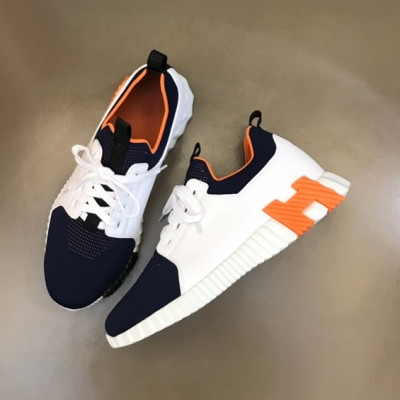 에르메스 남성 화이트 스니커즈 - Hermes Mens White Sneakers - he159x