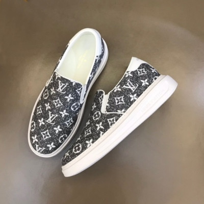 루이비통 남성 모던 블랙 로퍼 - Louis vuitton Mens Black Loafer - lv749x