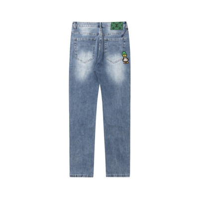 루이비통 남성 블루 청바지 - Louis vuitton Mens Blue Jeans - lv774x