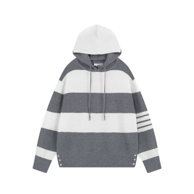 톰브라운 남성 캐쥬얼 그레이 후드티 - ThomBrowne Mens Gray Hoodie - to48x