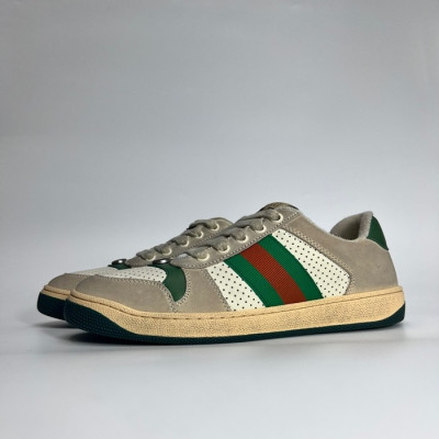 구찌 남/녀 그린 스니커즈 - Gucci Unisex Green Sneakers- gu637X