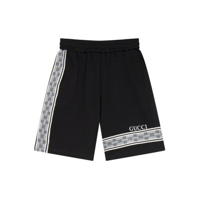 구찌 남성 캐쥬얼 블랙 반바지 - Gucci Mens Black Half-pants - gu649x