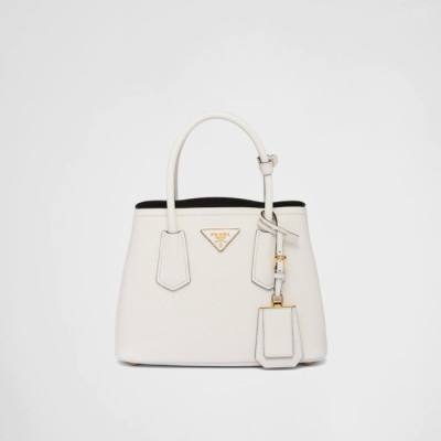 프라다 남성 화이트 더블백 - Prada Womens  White Double Bag - pr467x