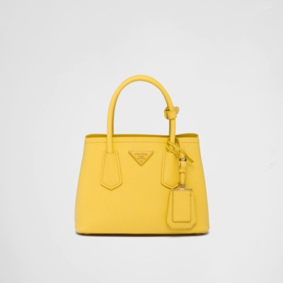 프라다 남성 옐로우 더블백 - Prada Womens  Yellow Double Bag - pr469x