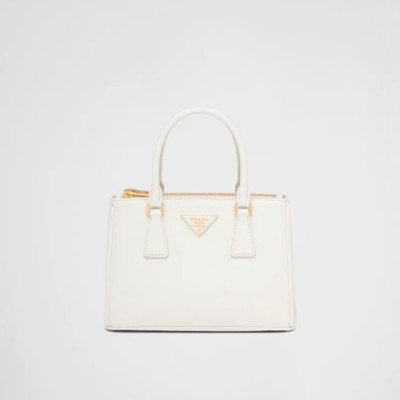 프라다 여성 화이트 더블백 - Prada Womens White Double Bag - pr473x