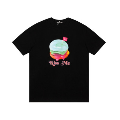 아크네 남/녀 블랙 크루넥 반팔티 - Acne Unisex Black Short sleeved T-shirts - ane205x