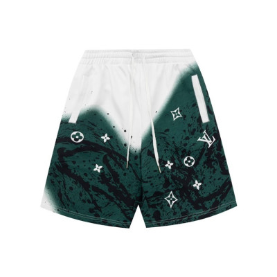 루이비통 남성 그린 반바지 - Louis vuitton Mens Green Half-pants - lv887x