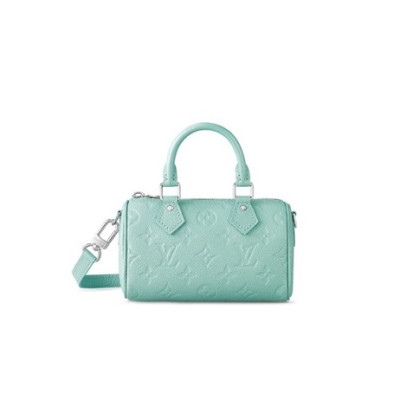 루이비통 여성 블루 나노 스피디 - Louis vuitton Womens Blue Nano Speedy - lv916x