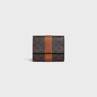 셀린느 여성 브라운 반지갑 - Celine Womens Brown Wallets - ce144x