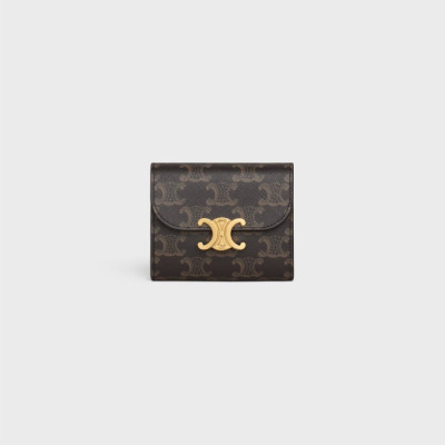 셀린느 여성 브라운 반지갑 - Celine Womens Brown Wallets - ce145x