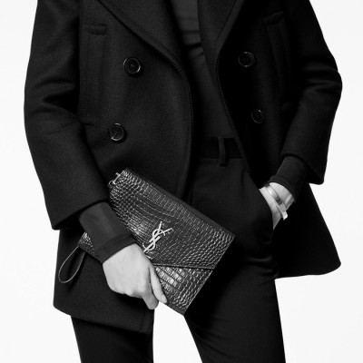 입생로랑 여성 블랙 클러치 - Saint Laurent Womens Black Clutch - ysl803x