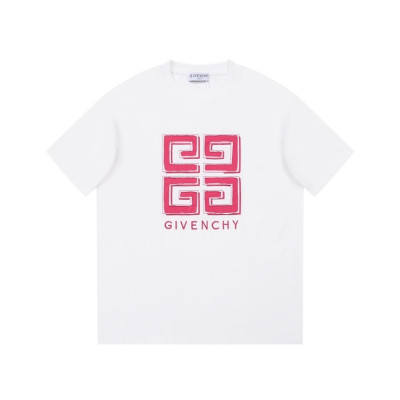 지방시 남성 크루넥 화이트 반팔티 - Givenchy Mens White Short Sleeved Tshirts - gi257x